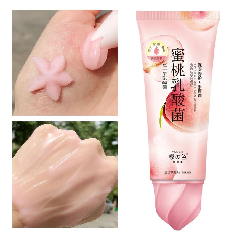 

Hand Cream Moisturizing Anti-Chapping Anti-Drying Whitening Nourishing Brighten Massage Repair Ice Cream Texture Skin Care 100g