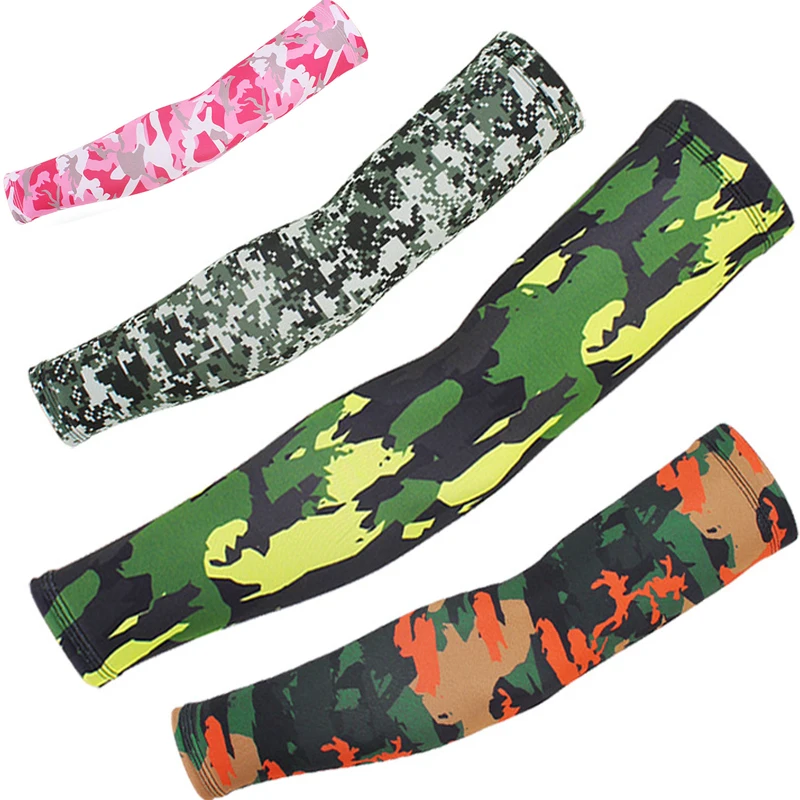 

UV Protection Cooling Camouflage Arm Sleeves Military Tactical For Men Women Hiking Running Cycling Fishing Golf Football Sport