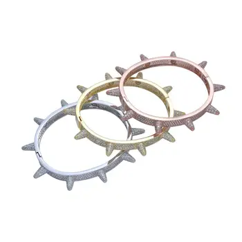 

Iced Spiked Bracelet