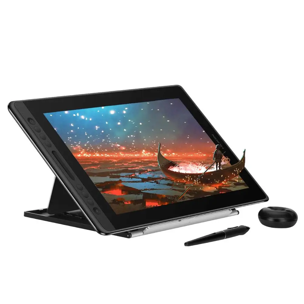 HUION KAMVAS pro16 portable highest gamut press keys other computer accessories graphic digital tablet | Инструменты