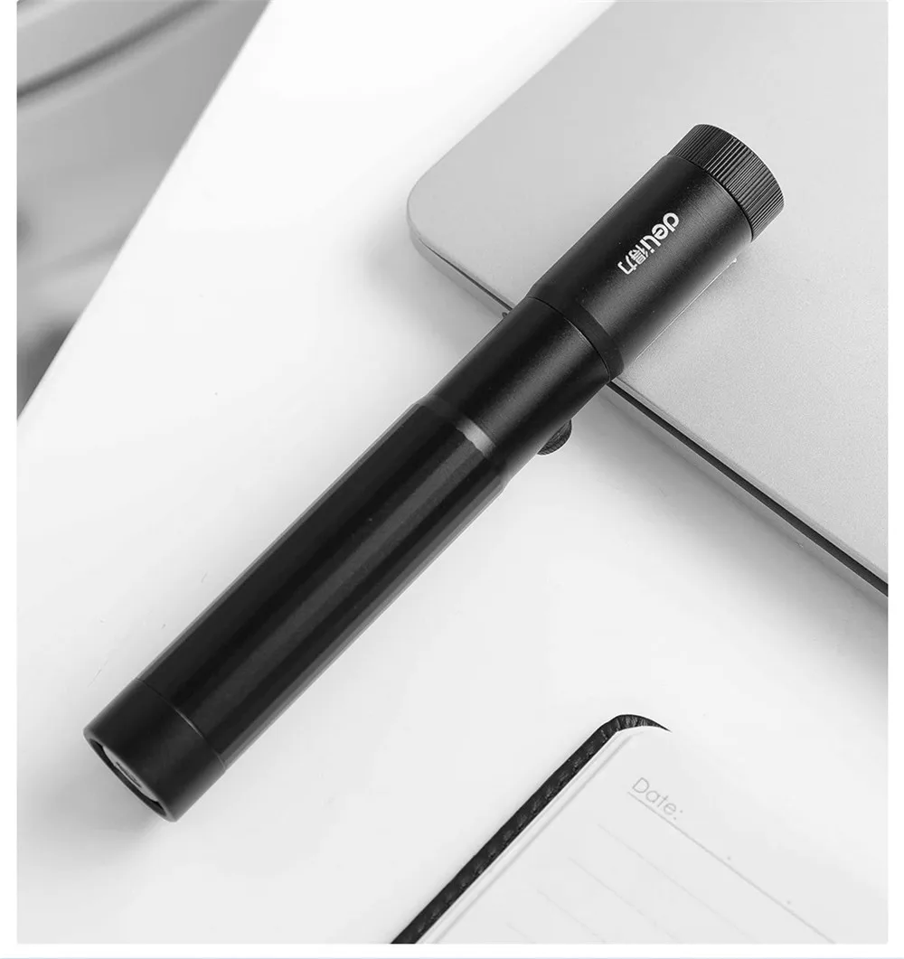 Xiaomi deli Высокая мощность одноточечная лазерная указка 200 м указка сжигание ведущий дистанционная Лазерная Блокировка безопасности для обучения в офисе