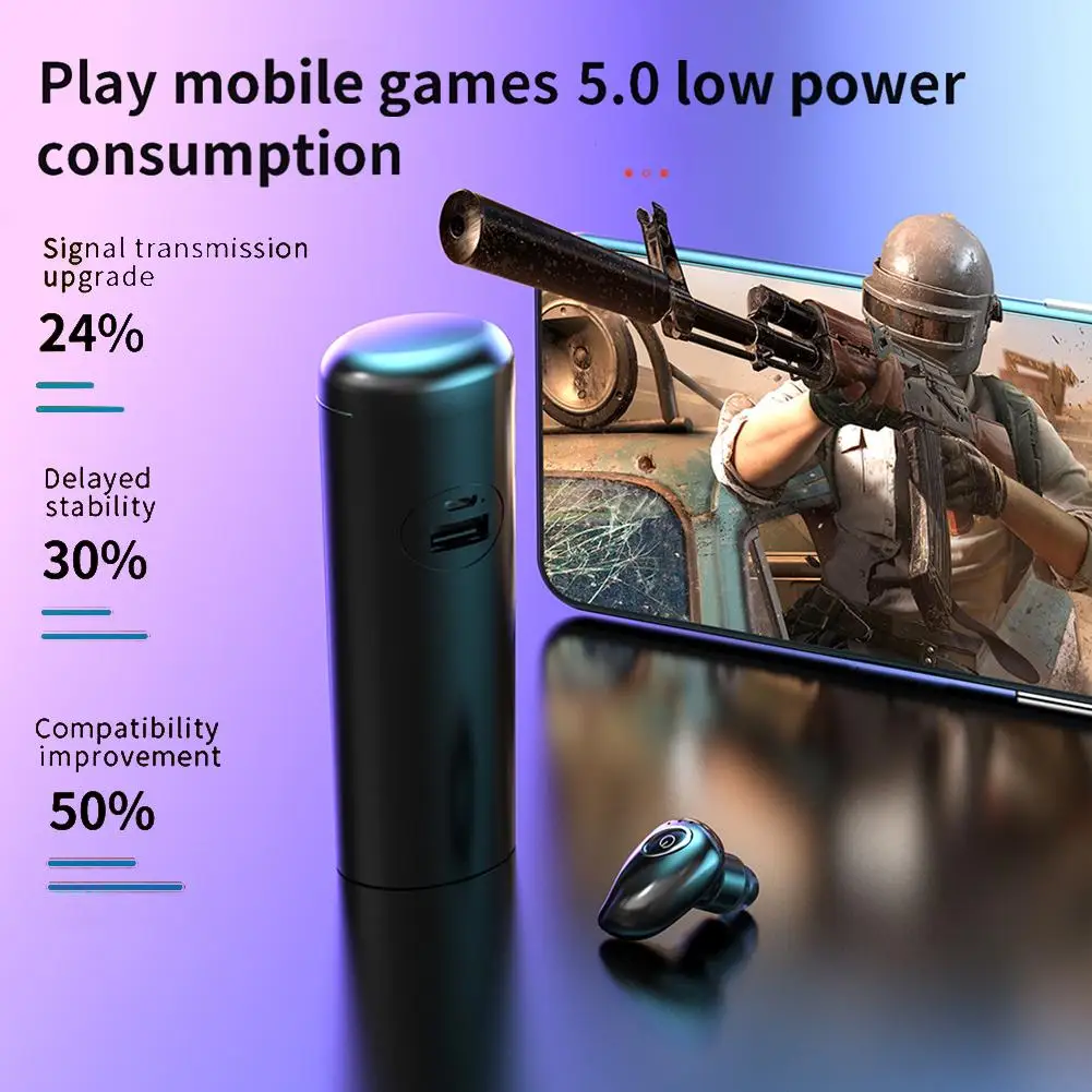 V21 мини Портативный невидимые Беспроводной Спорт стерео гарнитура Bluetooth 5,0 HD Шум снижение наушники Bluetooth с зарядным устройством