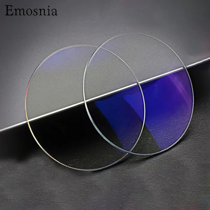 Anti Blue Light Eyeglasses Lens GREEN-EMI Prescription Resin Aspheric Scratch-resistant Myopia Presbyopia Hyperopia Optical | Аксессуары