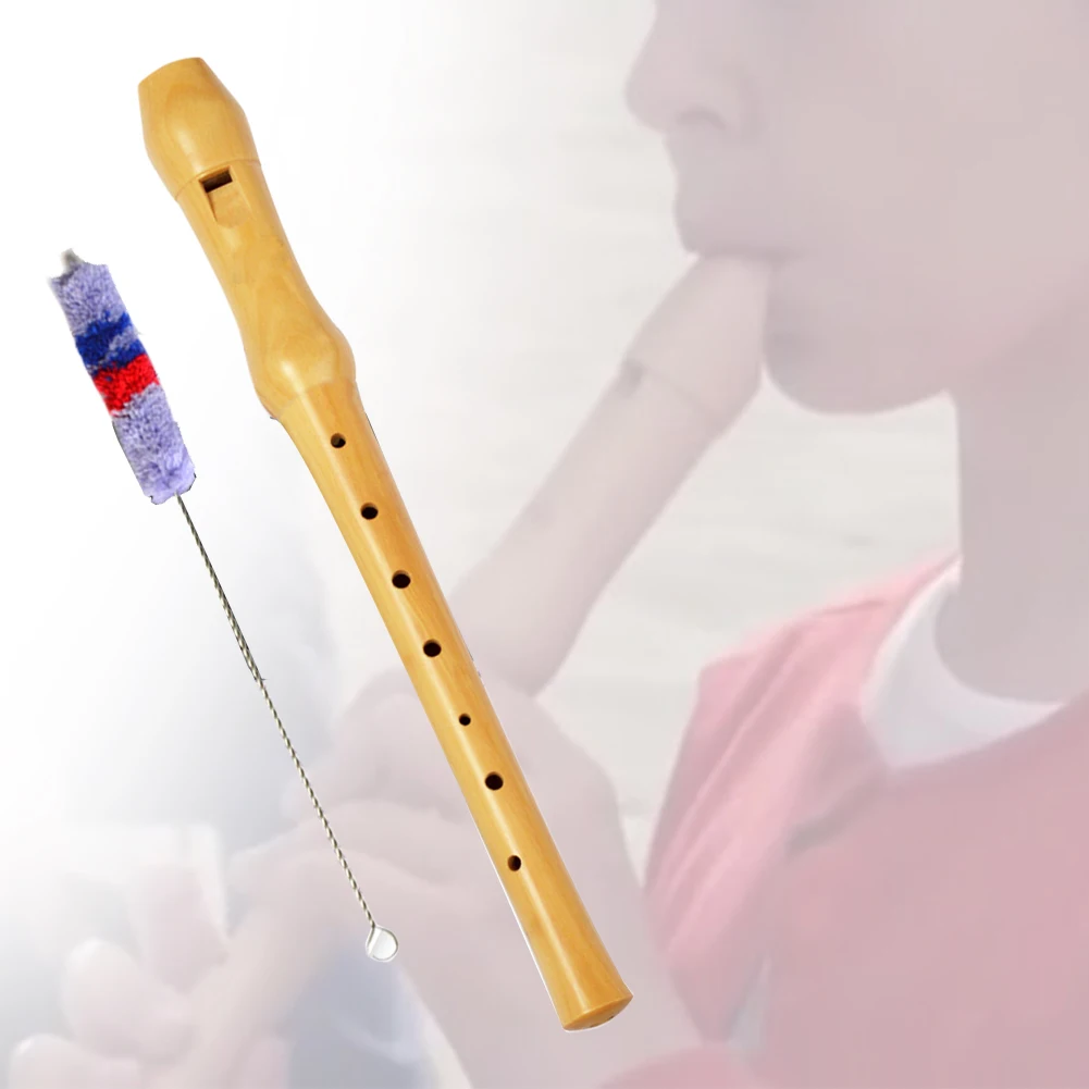 Деревянные инструменты обучающий инструмент музыкальный подарок рекордер длинный немецкий тип Сопрано 8-флейта с отверстиями