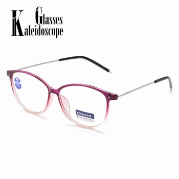

Retro Resin Blue film Reading Glasses Men Ultralight Eyeglasses Prescription Women Elastic Flexible Frames Diopter +1.0 2.0 3.0