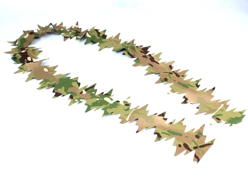 Camo Rifle Cover Strip Ghillie Strips Build Ghillie Suit Concealment Material 10pcs ghillie suit