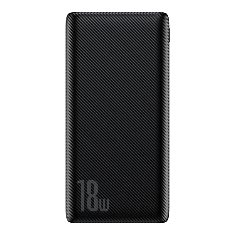 Black Baseus Quick Charge 3,0 10000mAh power Bank QC3.0 PD type C 10000 power bank портативное Внешнее зарядное устройство для Xiaomi iPhone - Цвет: Black