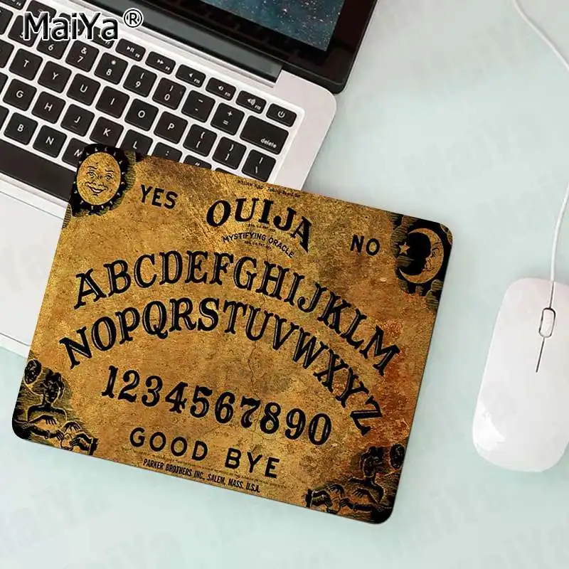 MaiYaCa Ouija маленький коврик для мыши ПК компьютерный коврик резиновый ПК компьютерный игровой коврик для мыши - Цвет: No Lock Edge25x29cm
