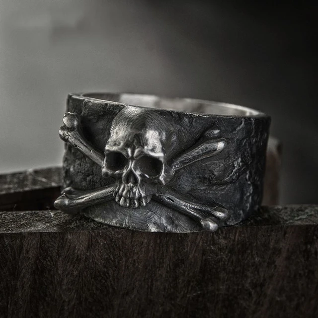 Bague tête de mort Pirate