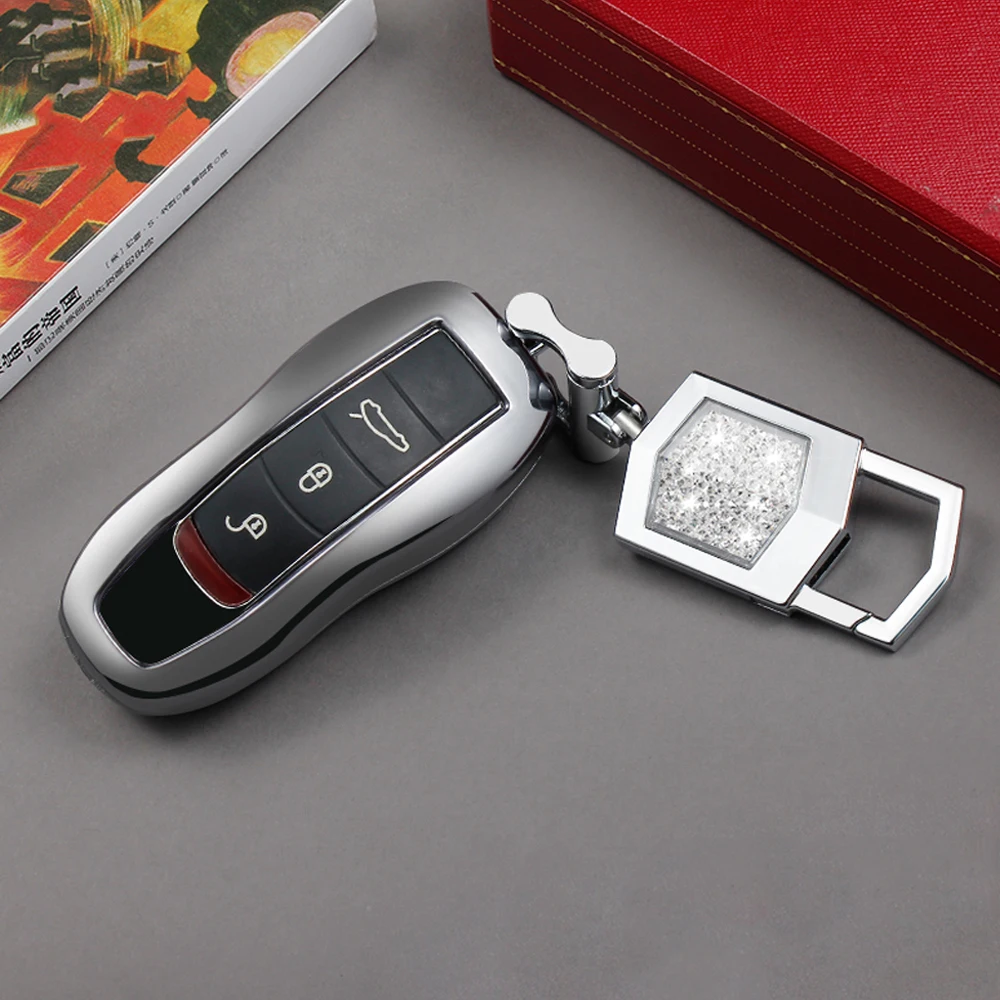 Для Porsche/Spyder/Macan Boxter Carrera Boxster 986 987 911 970 997 981 92A 2012 2013 ключа автомобиля чехол автомобильный держатель для укладки