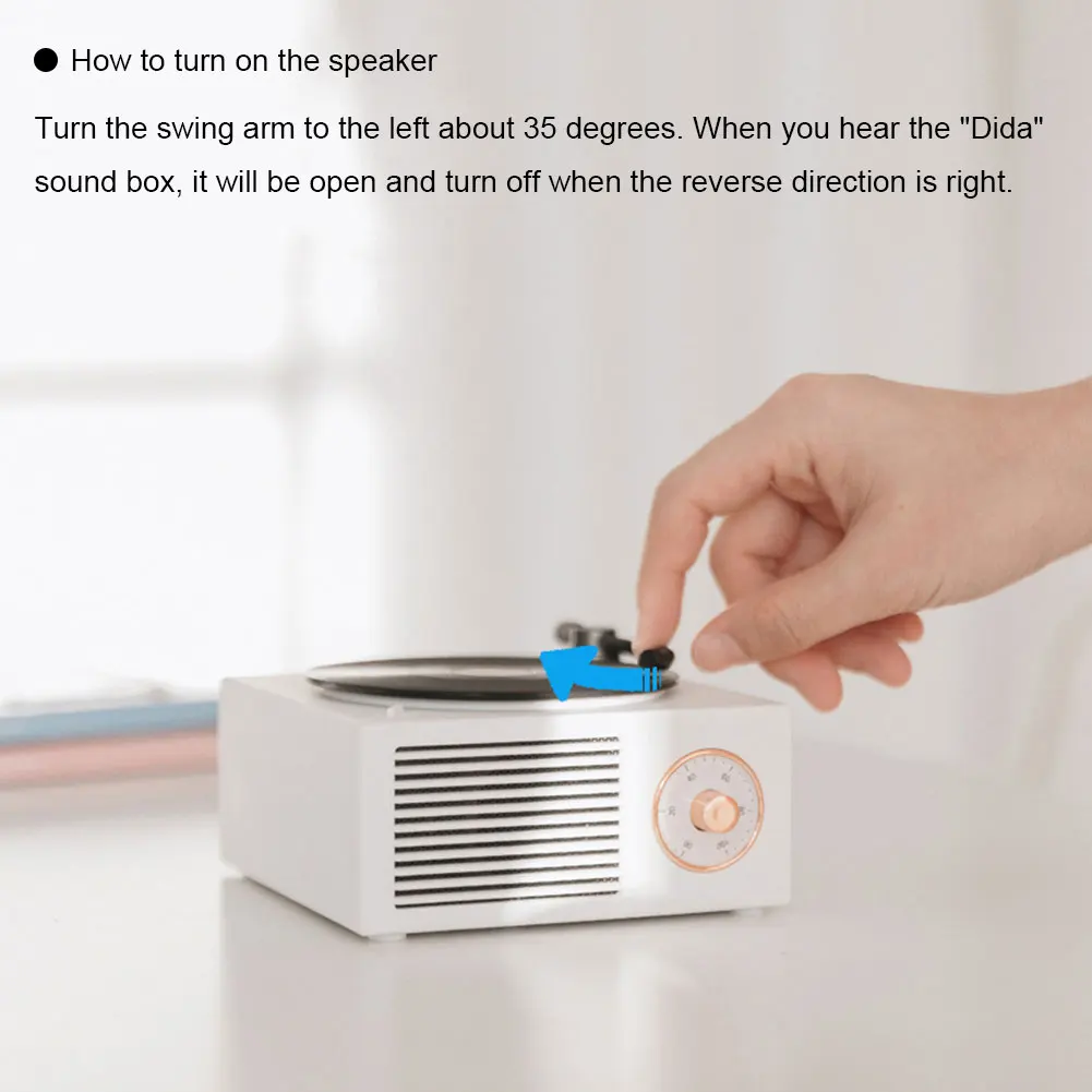 Настольный usb зарядка ретро Bluetooth динамик милый MP3 портативный беспроводной стерео Поддержка карты подарок аудио Музыка Встроенный микрофон мини
