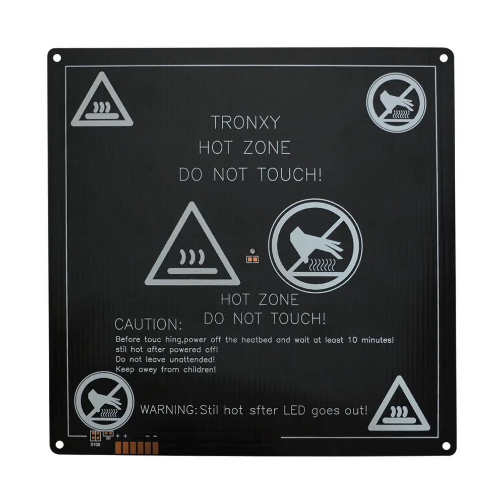 Детали для 3D принтера Tronxy 12/24 В комплект сделай сам 220*220 мм/255*255 мм/330*330 мм
