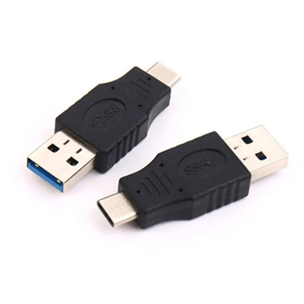 2 шт./лот, портативный мини-USB-C 3,1 type C с штекером на USB 3,0 type A с штекерным портом, адаптер-конвертер, хорошая производительность