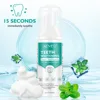 Net red beauty tooth mousse white teeth oral care foam to smell bad breath mint