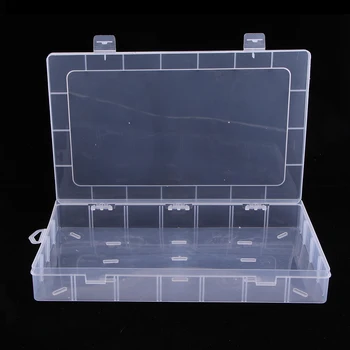 

Plastic Organizer Container Storage Box for Jewelry Beads Earring Container Tool Fishing Hook Small Accessories (1 Piece)