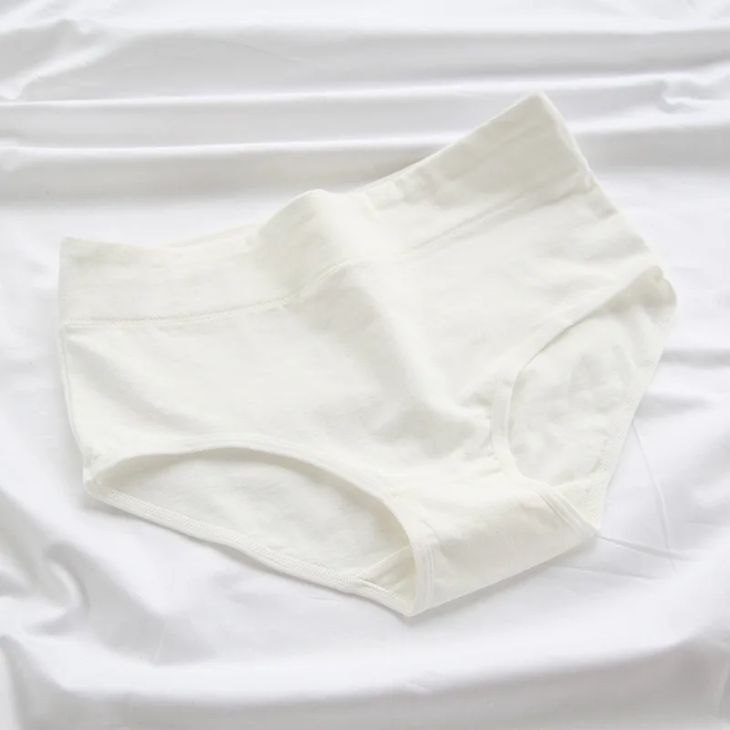 Новое нижнее белье для девочек с высокой талией трусики из 95% хлопка 5 шт./Лот