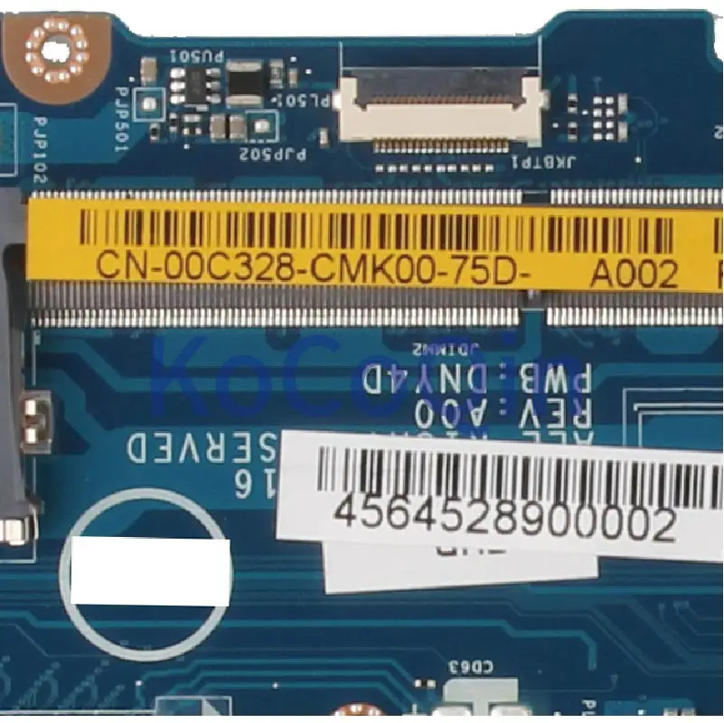 KoCoQin Laptop motherboard For DELL Precision 3520