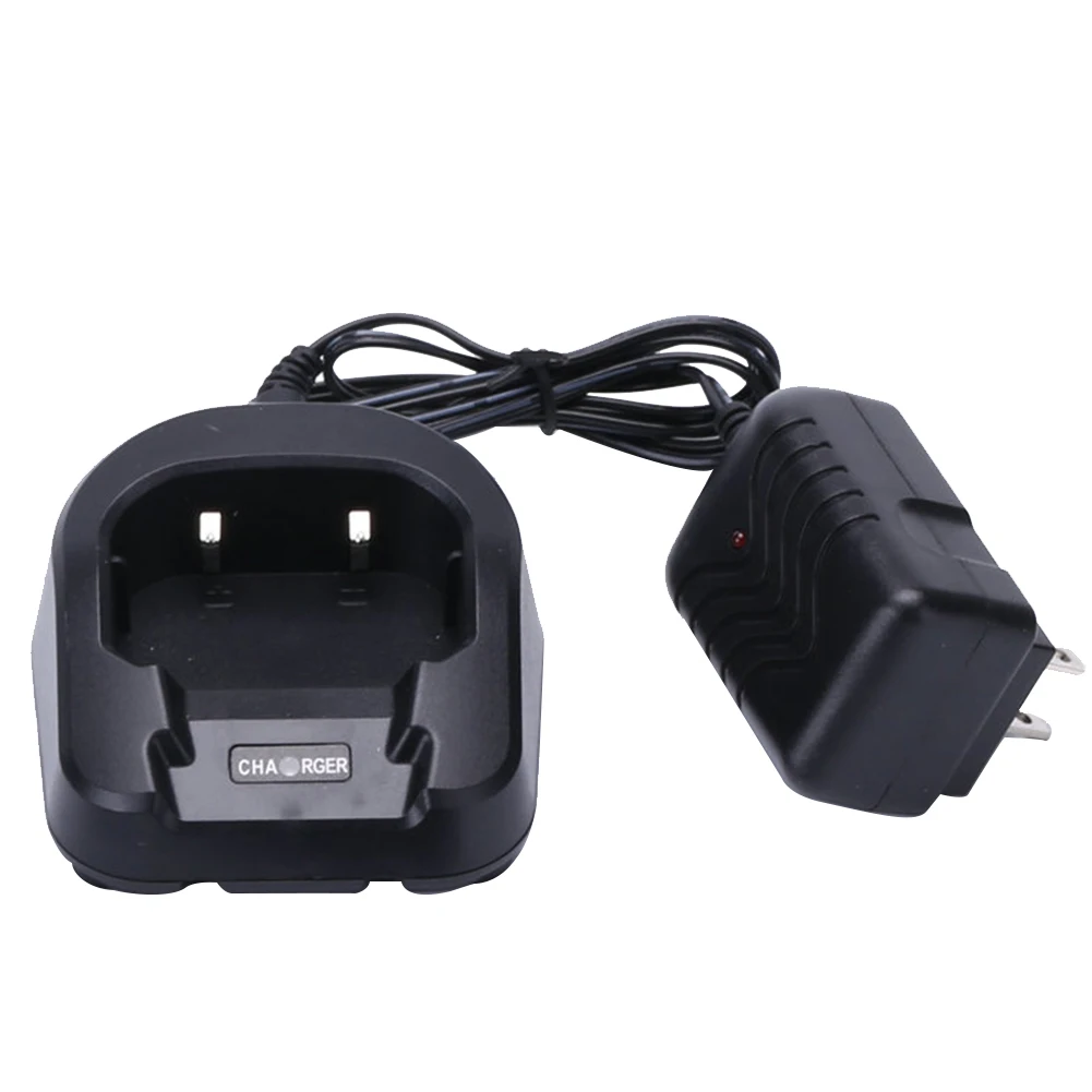 Зарядное устройство для аккумуляторов, долговечное напряжение, настольные компьютеры 110, 220 В, радио, рация, практичный Профессиональный с адаптером для Baofeng UV 82 - Цвет: US Plug