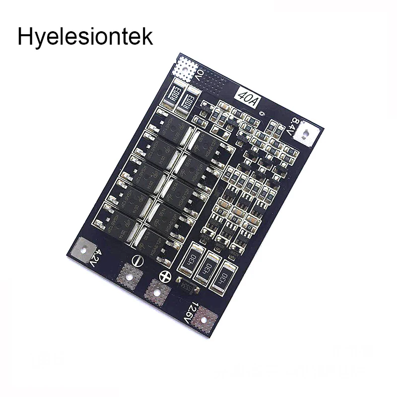 Защитная печатная плата BMS 4S 18650 40A 14 8 в 16 для литий-ионных аккумуляторов |