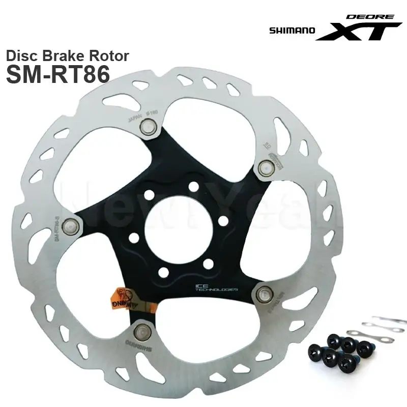 Disque De Frein Shimano Deore XT SM-RT86 – 180 Mm – Argent – Avant/Arrière