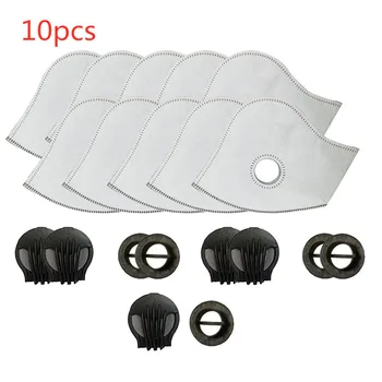 

Effective -Dust Outdoor Cycling Mask Set of 10 Activated Carbon Filters 5 Exhaust Valves Replacement Dust Facemask Face Mask