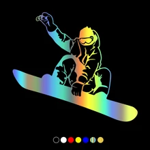 noir Autocollant snowboard sticker ski couleur logo 2 Taille:12 cm couleur