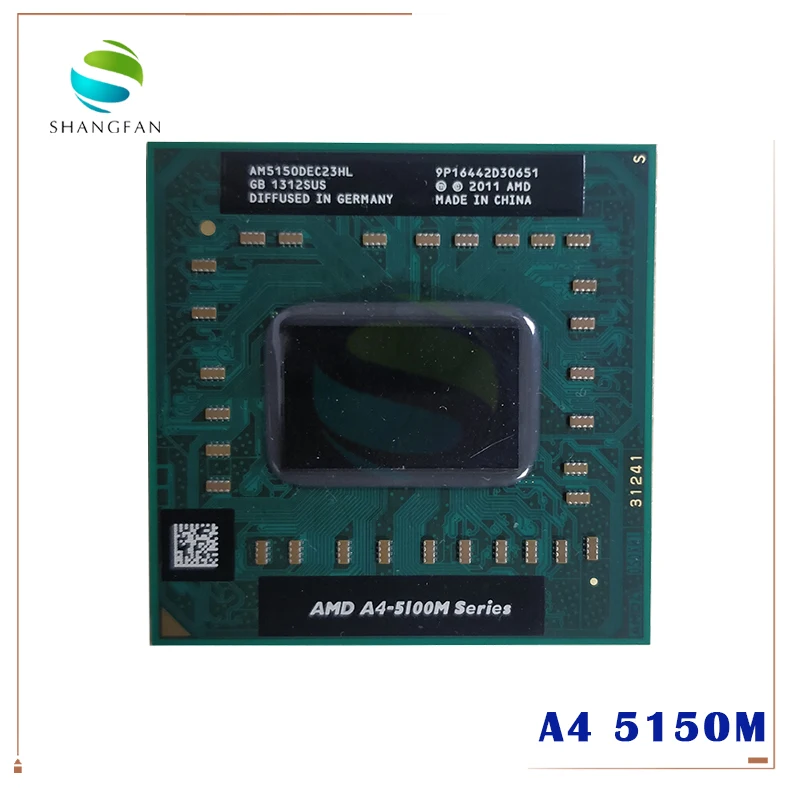 AMD A series A4 5100M Series 5150M AM5150DEC23HL PGA ноутбук процессор Socket FS1|socket fs1|cpu processorcpu socket fs1 |