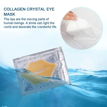 

5pcs Lips Mask Collagen Crystal Lip Pads Lip Mask Hydrating Moisturizing Improving Fine Lines Lip Care TSLM1