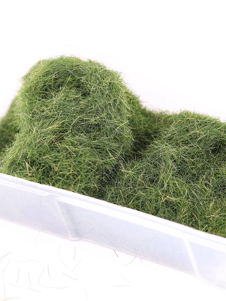 8MM Static Grass Turf Miniature Flock Nylon Lawn Powder For HO N Building Landscape  Scene Model Railway Layout 30g 5