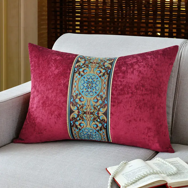 

Fyjafon 1/2/3/4 Pillow Case Chenille Pillow Cover 50*70 Embroidery Pillow Cases Cushion Cover Decorative Case On The Pillow