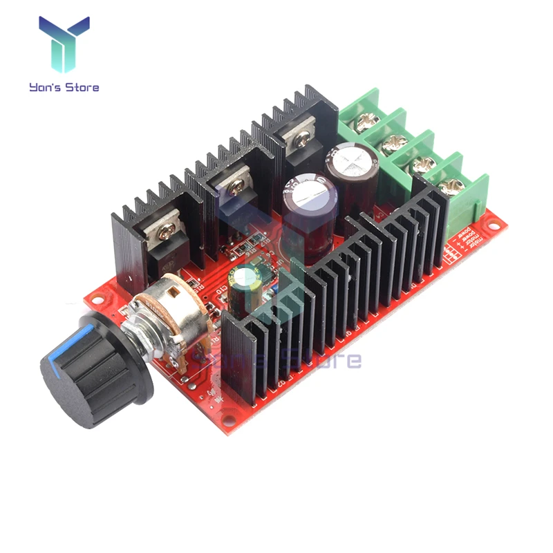 DC 12V 24V 2000W 40A DC Motor Speed Controller 9-50V PWM HHO RC Fan Speed Regulator Adjustable Power Control Switch Case
