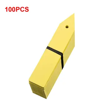

100pcs Waterproof Seedling Indoor Outdoor PVC Plant Labels Garden Markers Easy Clean Reusable Mark Tool Home Office Hanging Tags