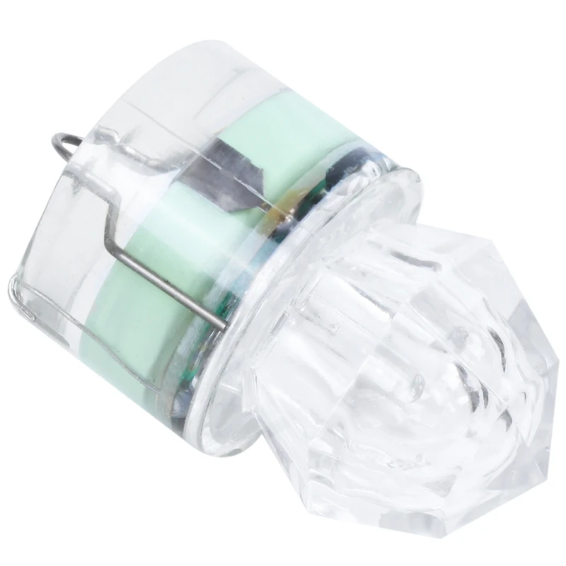 Глубинный светодиодный светильник для подводной ловли кальмаров, приманки, алмазные лампы глубокого падения, основной цвет: зеленый
