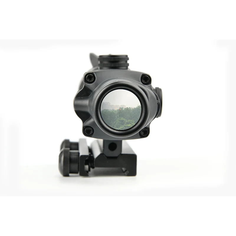 4X32 ACOG оптический прицел с реальным волокном красная точка с подсветкой шеврон стекло травление Сетка Охота оптический прицел