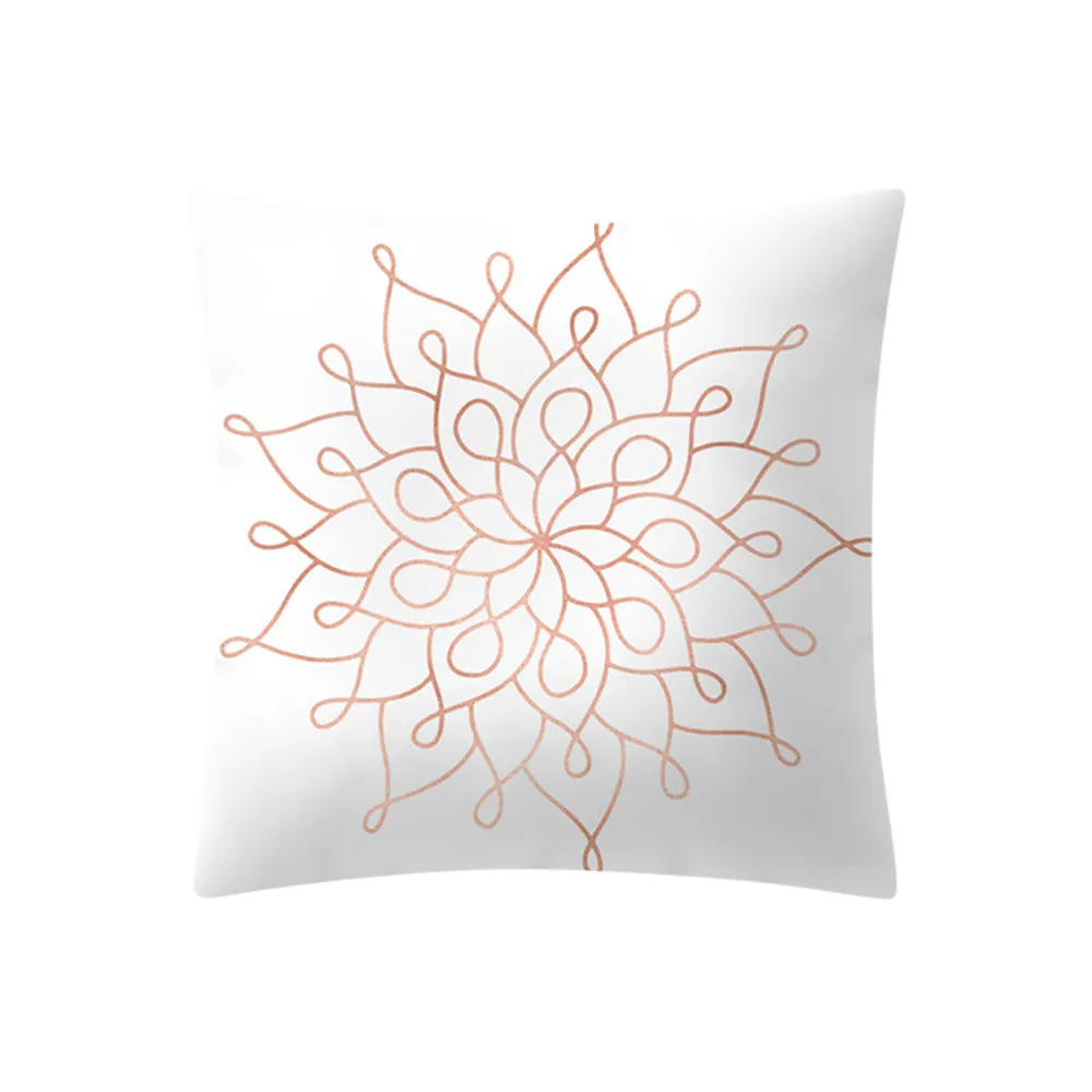 Розовый геометрический Nordic Подушка Чехол полосатый декоративная наволочка для подушки Чехол диван кровать Декоративная Подушка Чехол Cojines# YL1 - Цвет: B