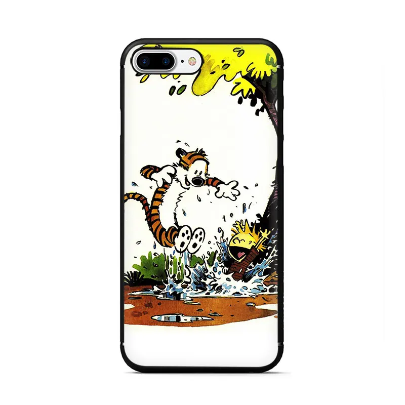 Мягкий чехол для телефона из ТПУ EWAU The Complete Calvin and Hobbes для iPhone 11 Pro 5 5S 6 6s 7 8 Plus X XR XS MAX - Цвет: B1