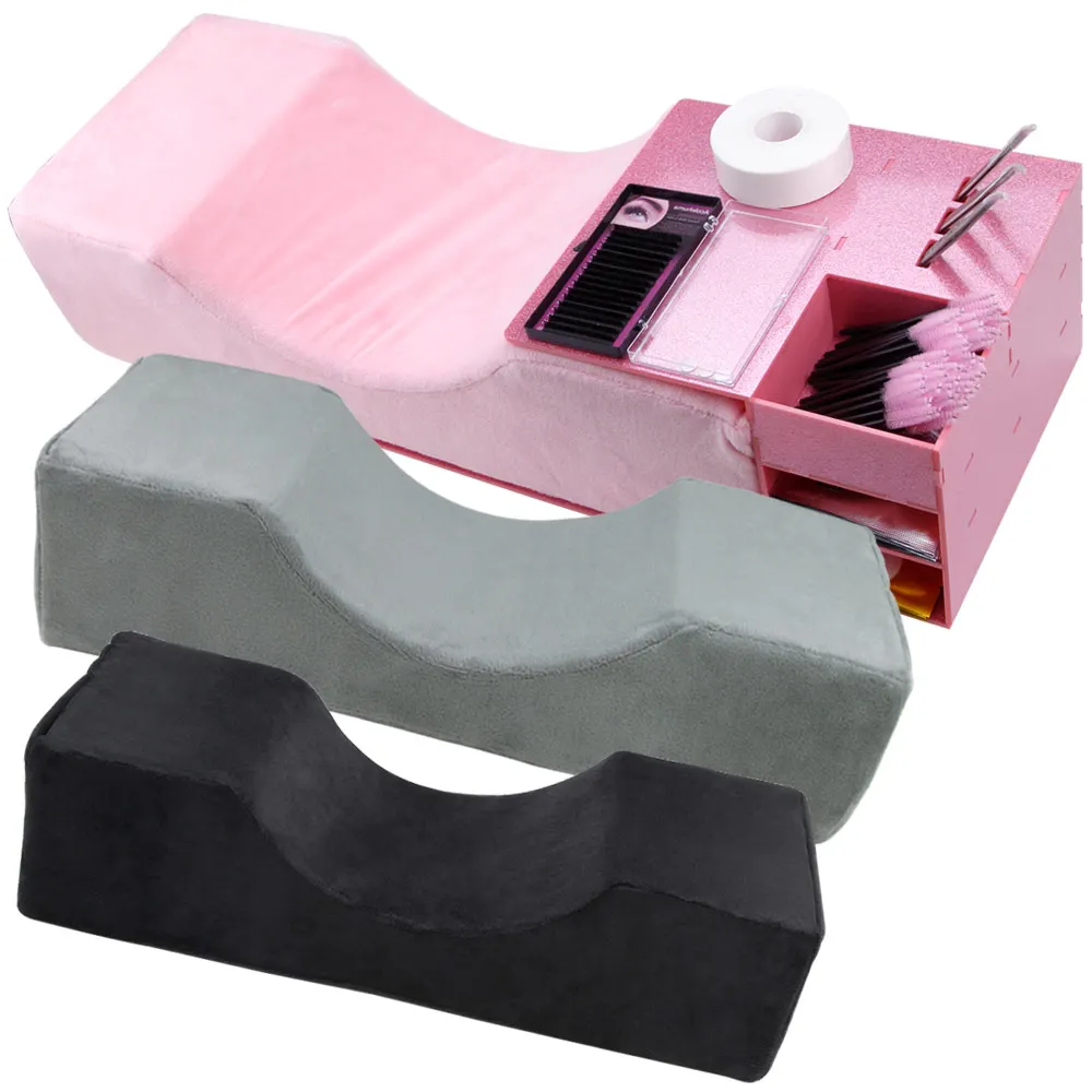 Eyelash Pillow Memory Foam Lash Pillow Use Headrest Neck Support