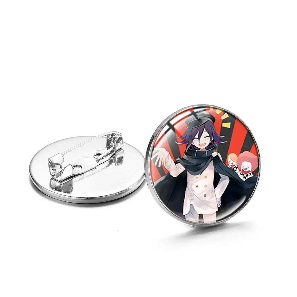 Style 2 SONGDA Danganronpa V3: Killing Harmony броши значки для косплея для рюкзаков одежда Oma Kokichi фигурки брошь коллекция булавок - Окраска металла: Style 2