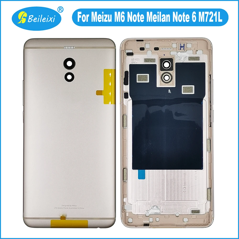 

For Meizu M6 Note Battery Back Cover Housing Case Door Replacement Parts Durable House Back Cover For Meilan Note 6 M721L