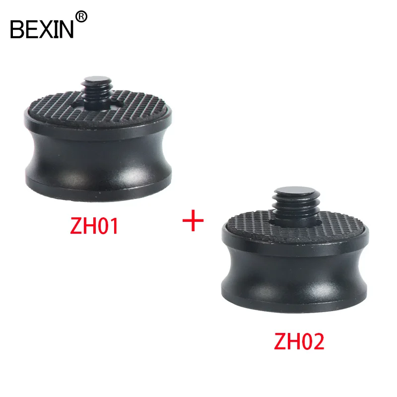 ZH01 and ZH02 BEXIN ZH01/02 Алюминиевый адаптер для преобразования камеры быстросъемный винт крепление для камеры штатив шаровая Головка монопод - Цвет: ZH01 and ZH02