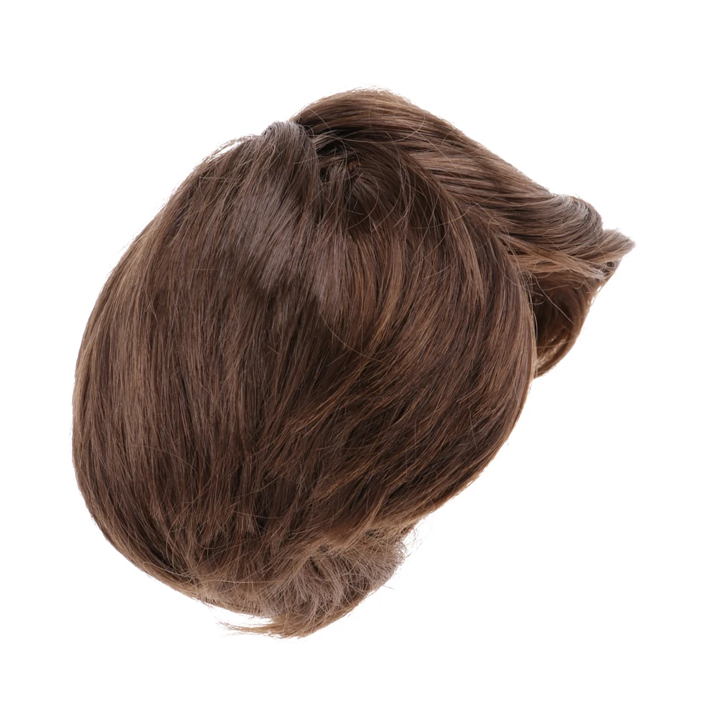 Dolls Artificial Mohair Short Straight Wig Hair For 1/3 BJD Dolls Accessory
