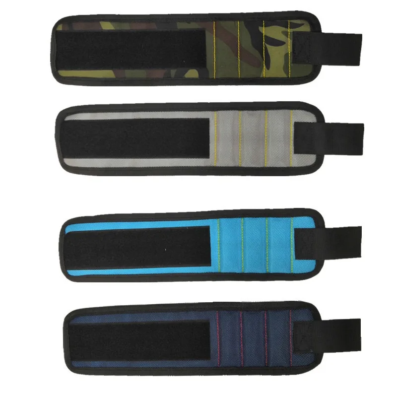 Магнитный браслет Портативная сумка для инструментов с 3 магнитами электрик наручный инструмент ремень саморезы Сверла браслет для ремонта инструмента