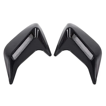 

Universal Car Vents Decorative Car Style Air Flow Vent Hood Black