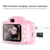 TRAVOR Mini Kids Camera Digital HD 1080P Photo Camera Toys For Children Video Recorder Camcorder DV Video Gift 32 GB TF Card