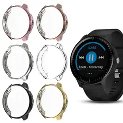 Чехол для Garmin Vivoactive 3 Music Smart Watch, защитный чехол для экрана из мягкого ТПУ, Ультратонкий Прозрачный чехол, аксессуары для ремешка
