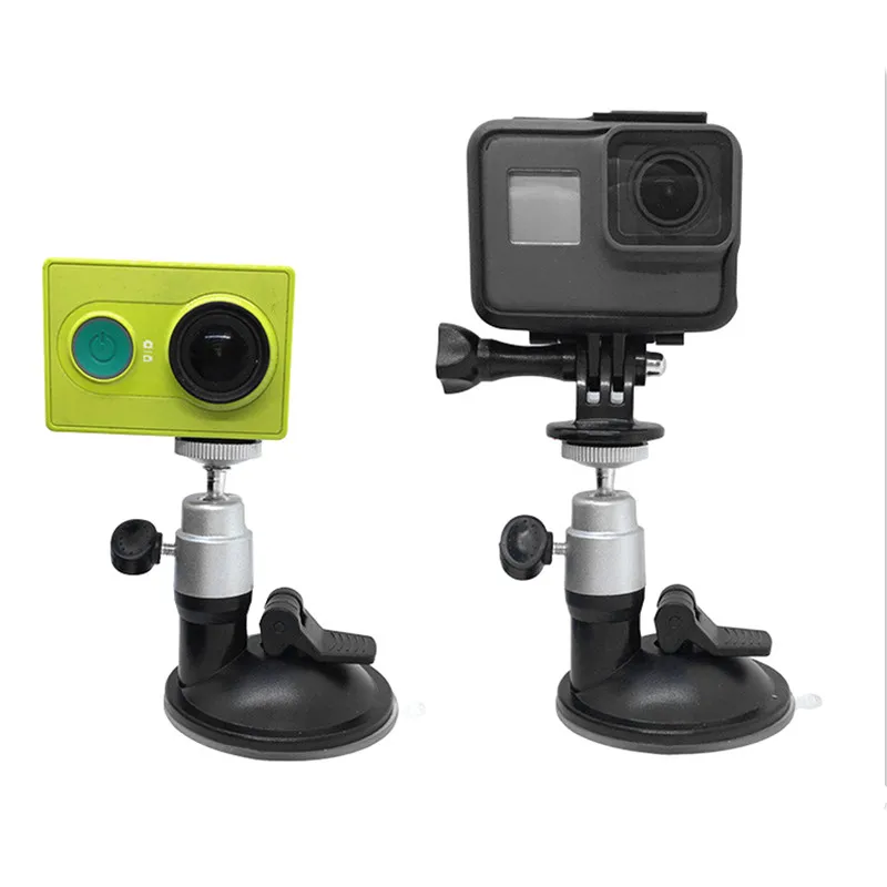 Автомобильная присоска с адаптером штатива для Gopro Hero 8 7 6 5 SJCAM Yi 4K H9 Insta360 DJI Osmo Экшн-камера набор аксессуаров