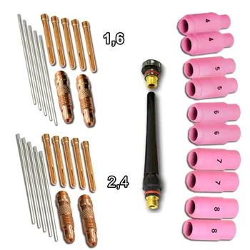 

TIG Wear Spare Part Set Welding Welder Torch Machine Accessories Tool 36pcs/set