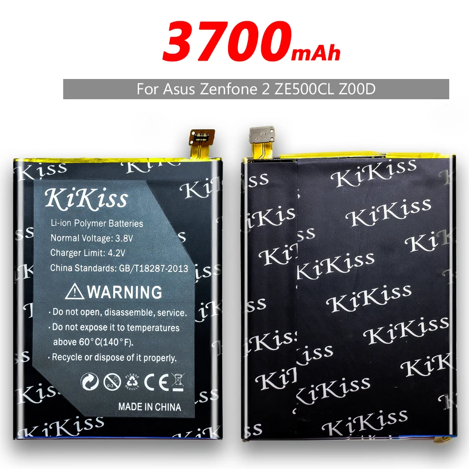KiKiss телефон Батарея для Asus ZenFone 2/2 Laser ZE551M Z00AD ZE500CL ZE500KL ZE550KL ZE601KL ZE551KL C11P1424 C11P1428 C11P1501
