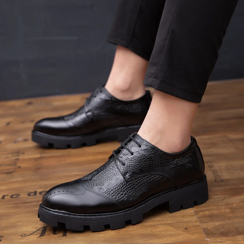 zapatos con plataforma hombre