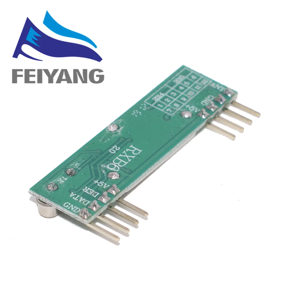 DC3V 5.5V RXB6 433 МГц RF Супергетеродинный беспроводной модуль приемника для